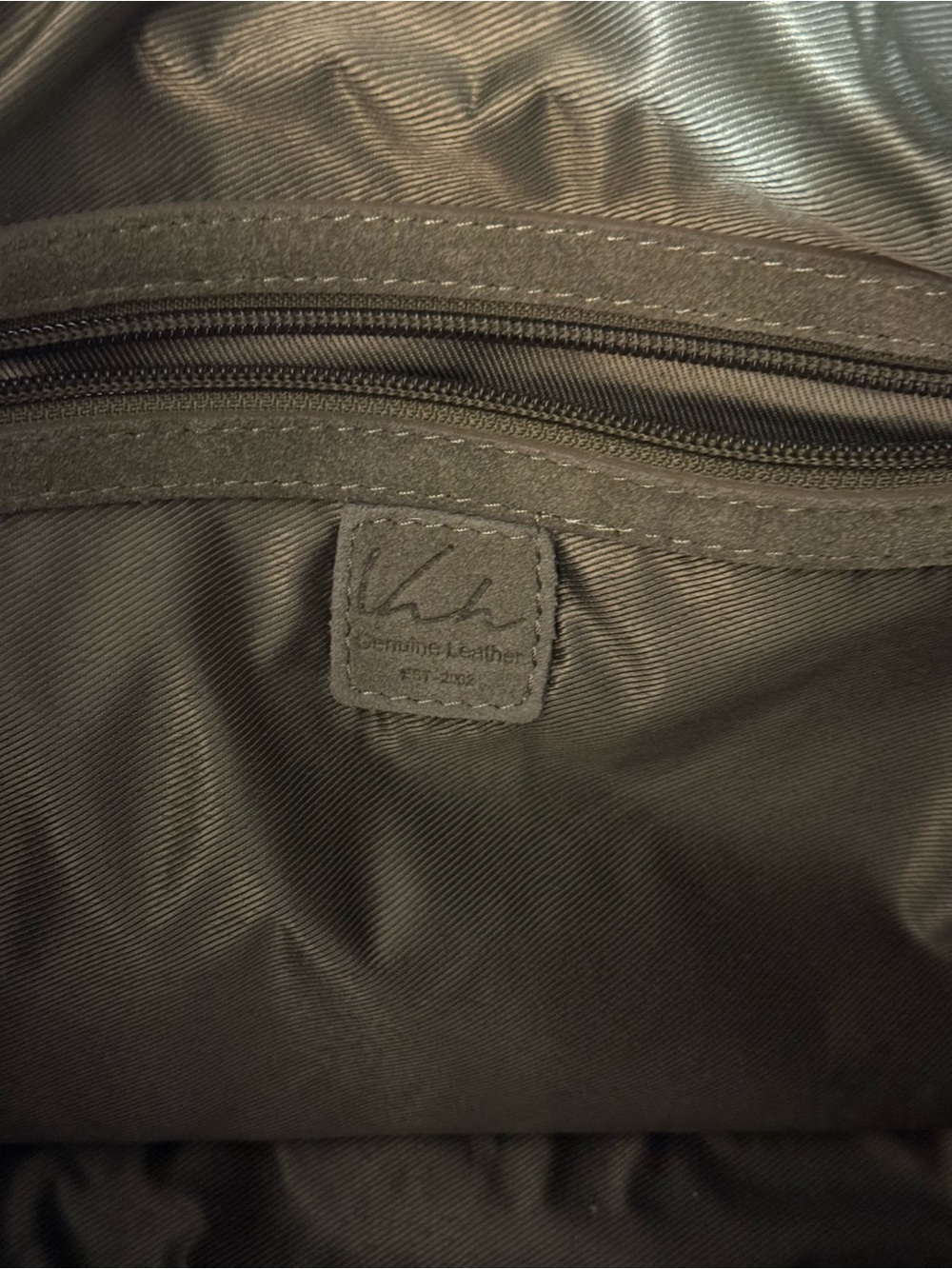 Olive Italin leather Shoulder Bag by (unknown) - Stylish Women’s Bag - Picture 2 of 5